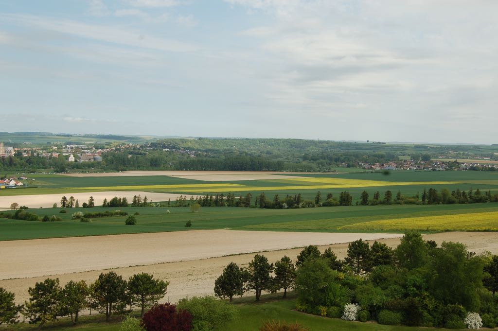 View over the Somme Valley as it is now